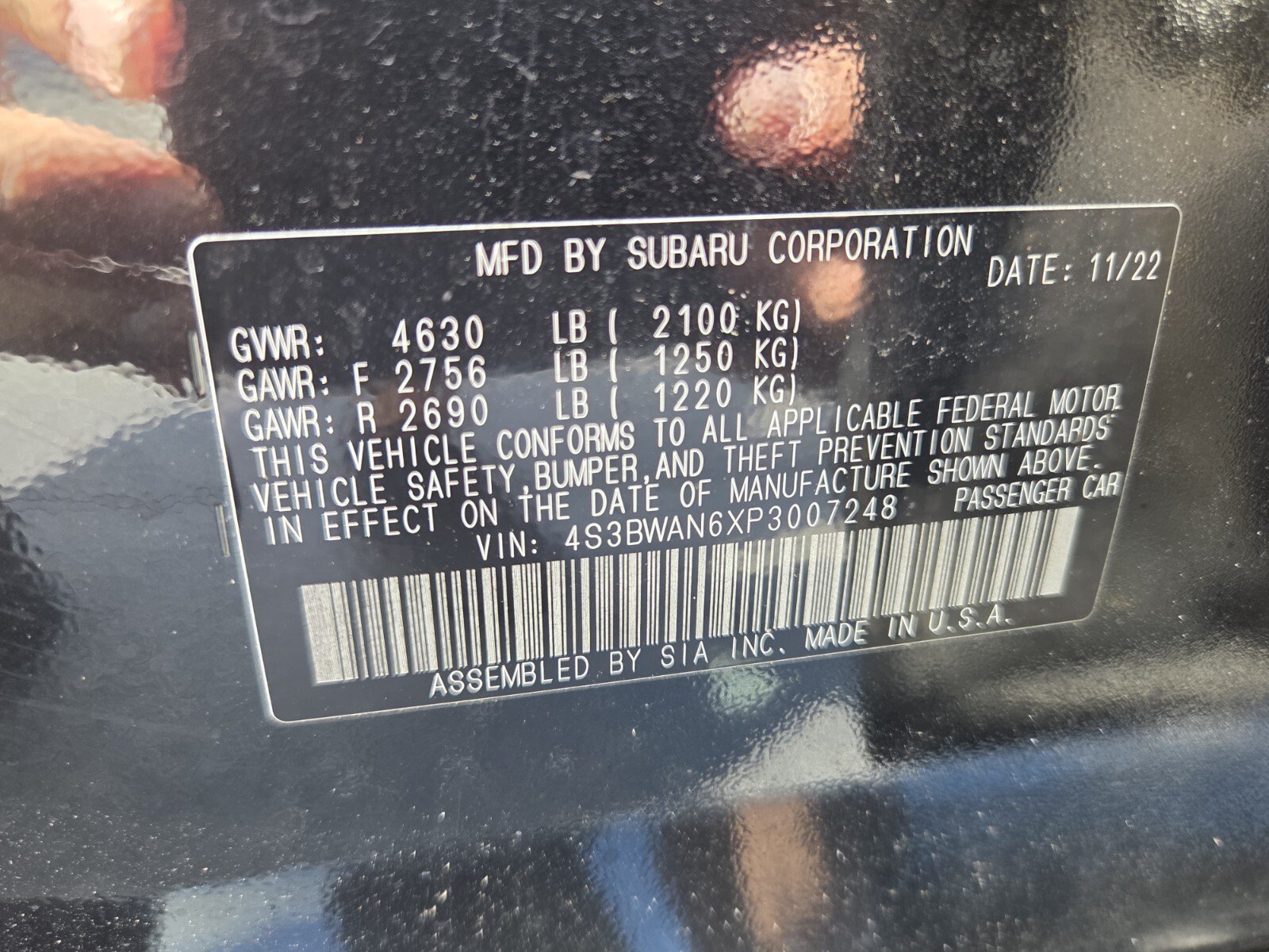 Used 2023 Subaru Legacy Limited AWD/4WD image 21