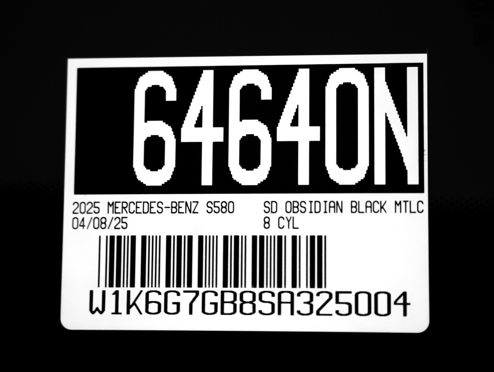 New 2025 Mercedes-Benz S 580 4MATIC Sedan image 26