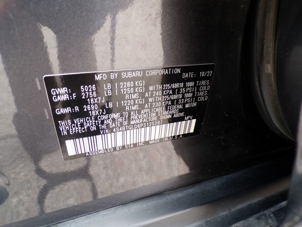 Used 2023 Subaru Outback Onyx Edition XT AWD/4WD image 35