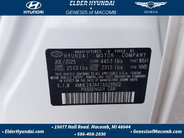 Certified 2026 Hyundai Sonata SE FWD image 22