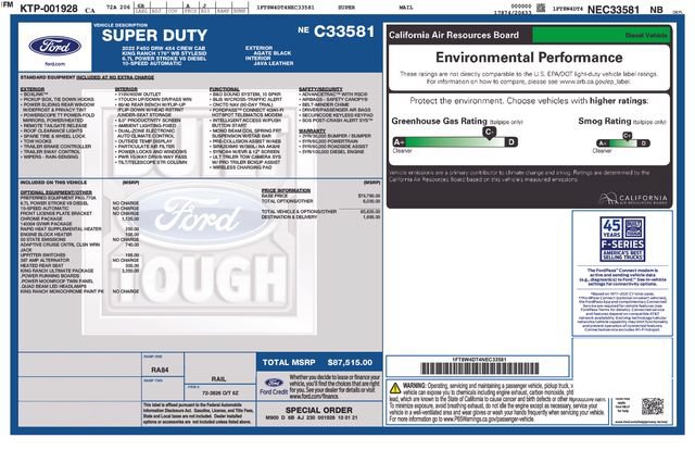 Certified 2022 Ford F450 King Ranch w/ King Ranch Ultimate Package AWD/4WD image 38