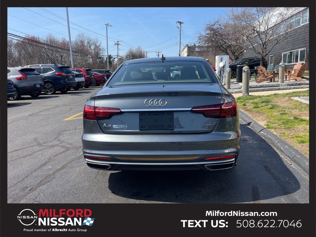 Used 2020 Audi A4 2.0T Premium w/ Convenience Package AWD/4WD image 4