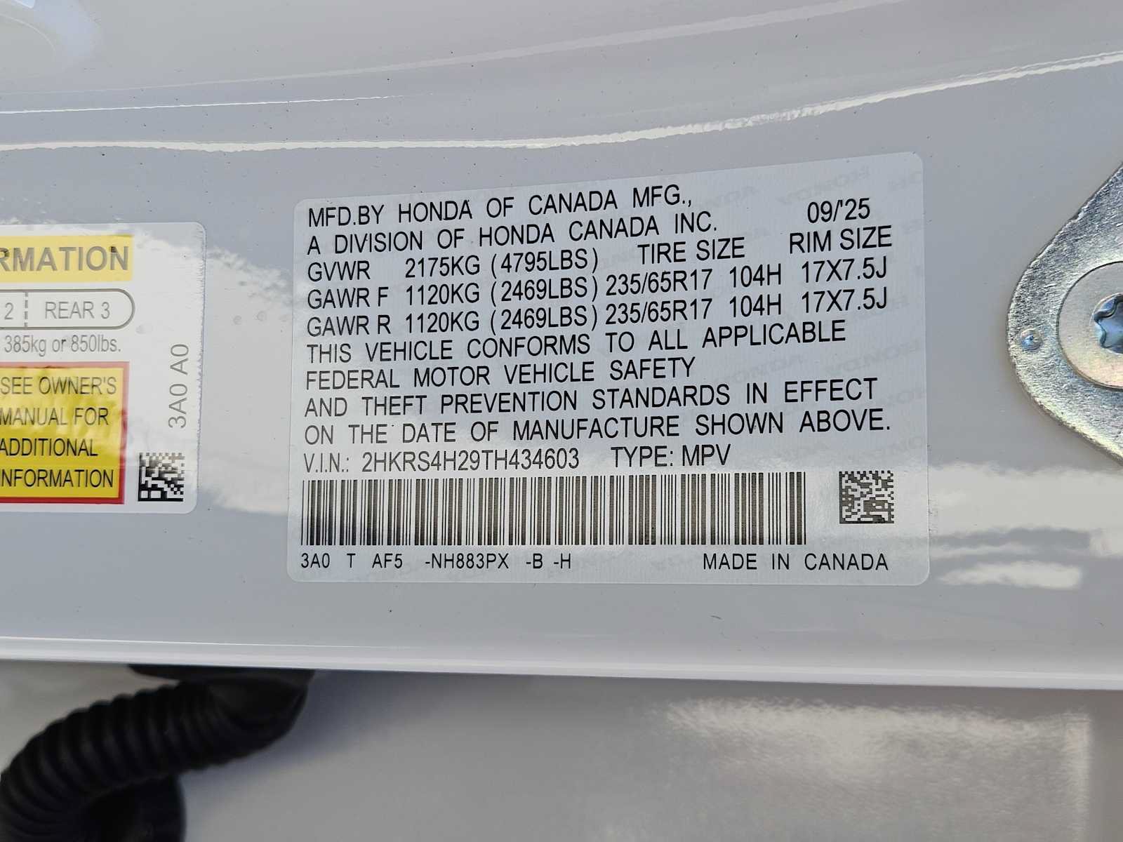Used 2026 Honda CR-V LX image 24