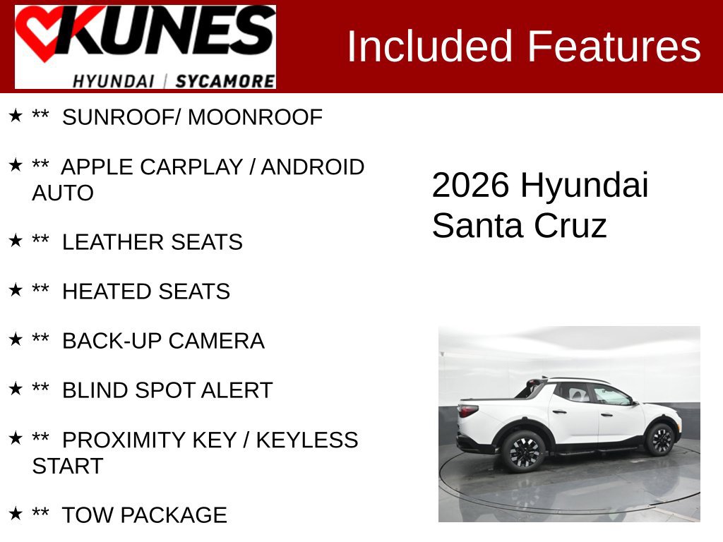Used 2026 Hyundai Santa Cruz SEL AWD/4WD image 2