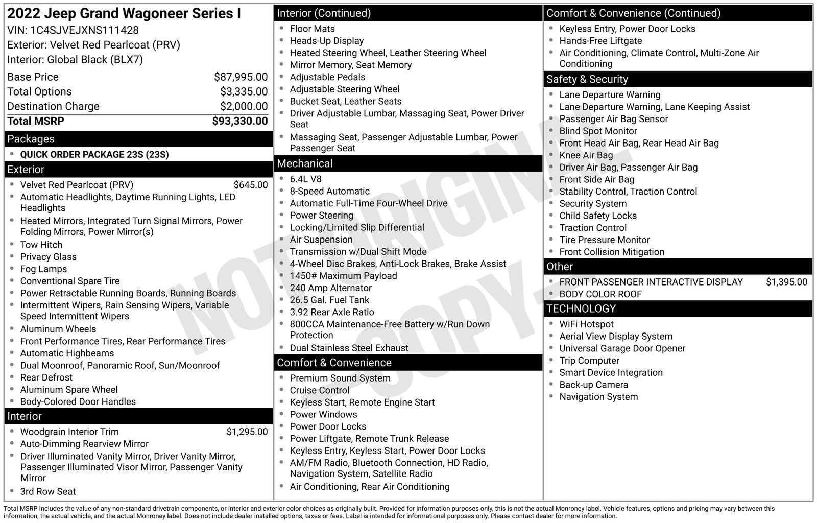 Used 2022 Jeep Grand Wagoneer Series I image 41