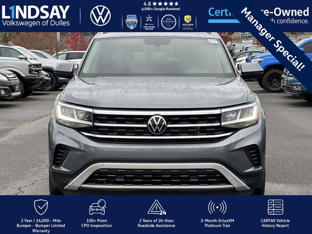 Certified 2023 Volkswagen Atlas SE w/ Panoramic Sunroof Package image 2