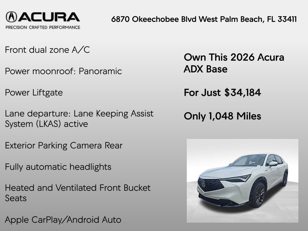 Used 2026 Acura ADX A-Spec FWD image 7
