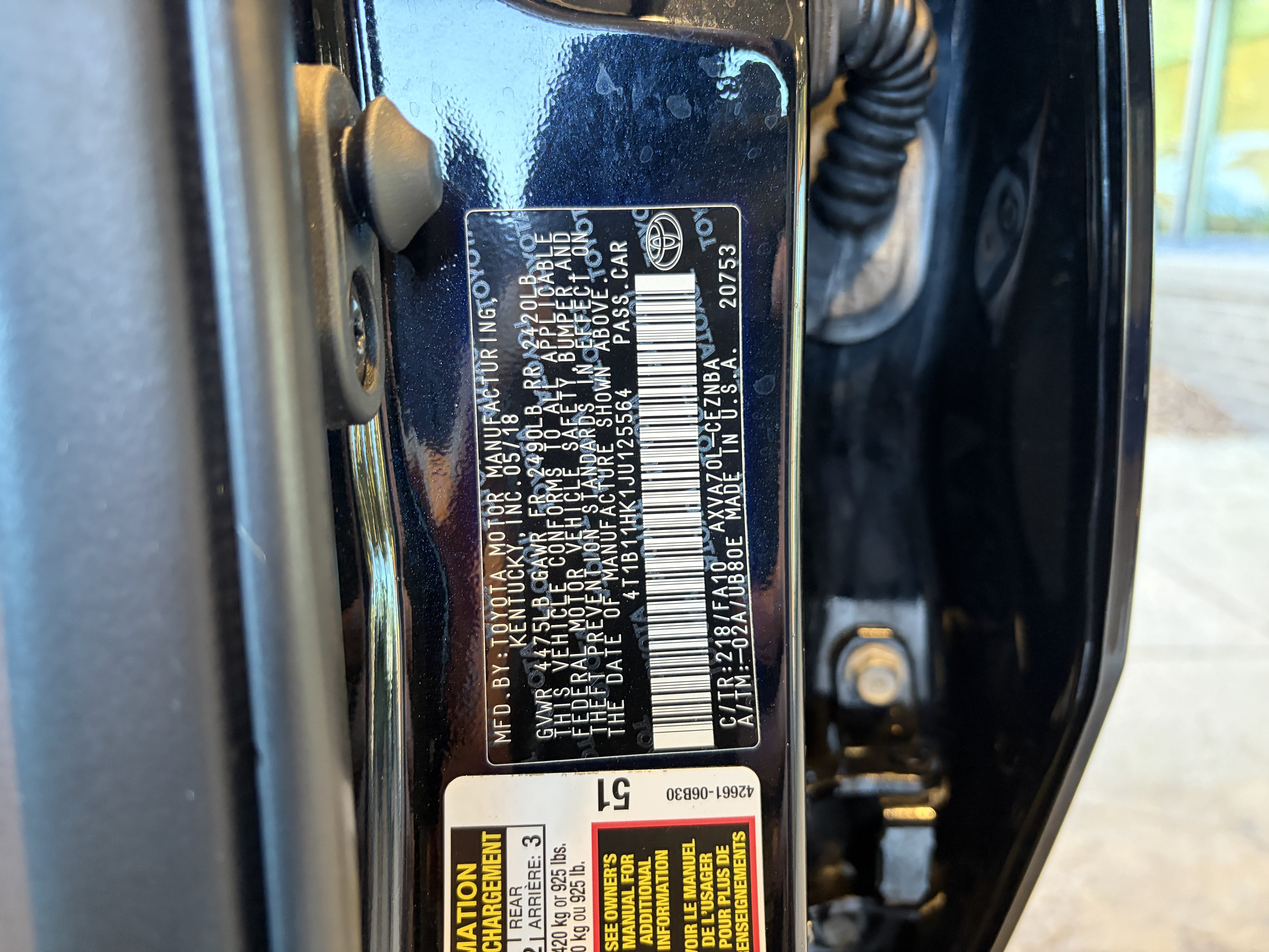 Used 2018 Toyota Camry LE FWD image 24