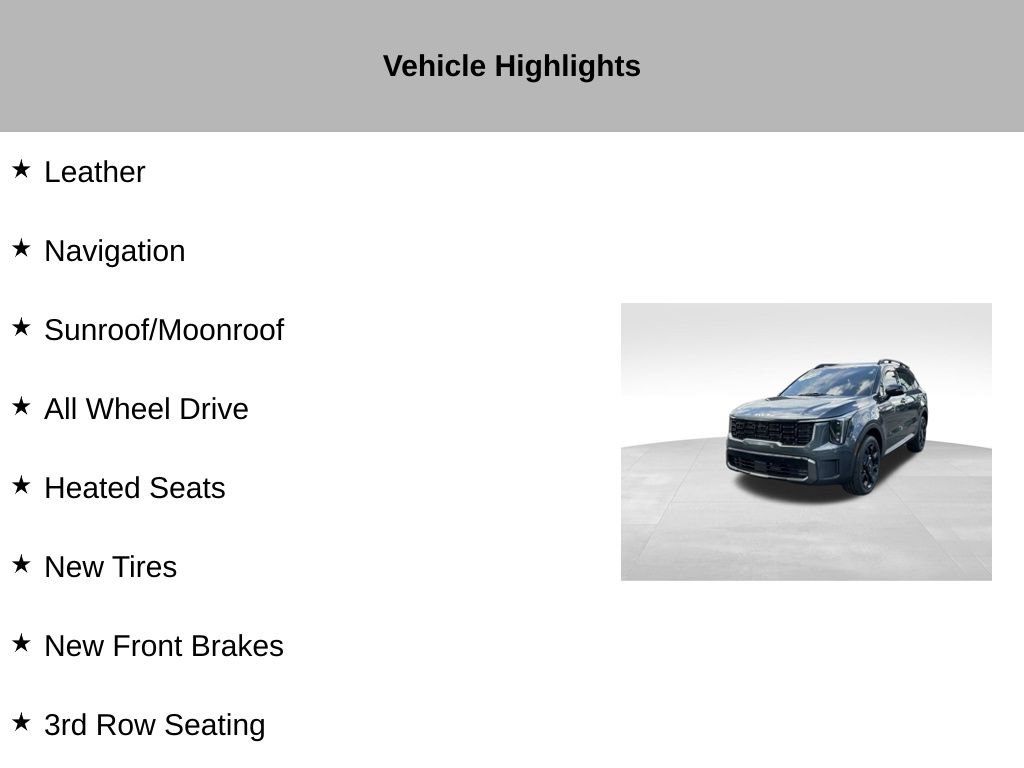 Certified 2024 Kia Sorento X-Line EX AWD/4WD image 10