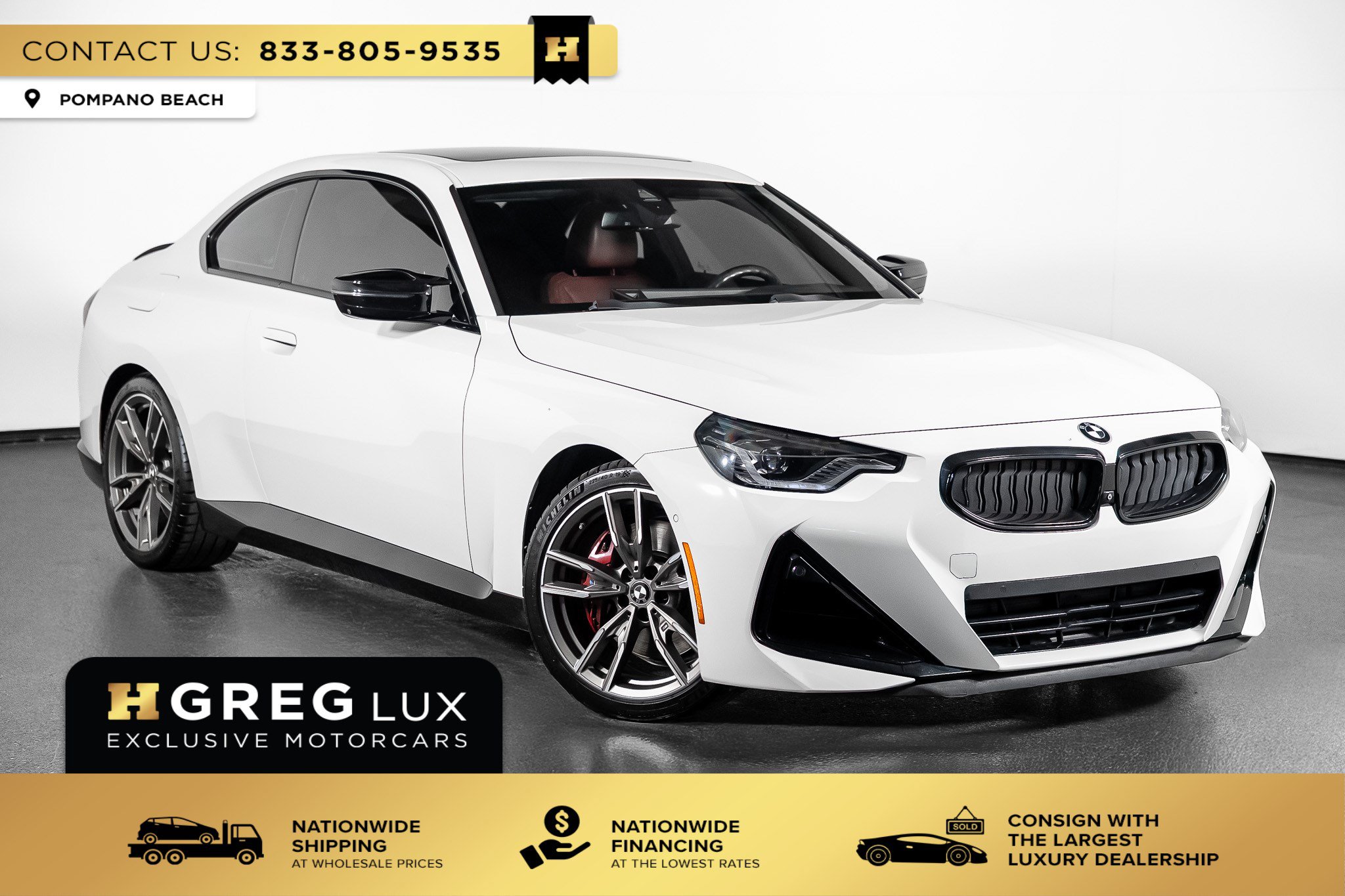 Used 2023 BMW M240i Coupe w/ Premium Package RWD image 1