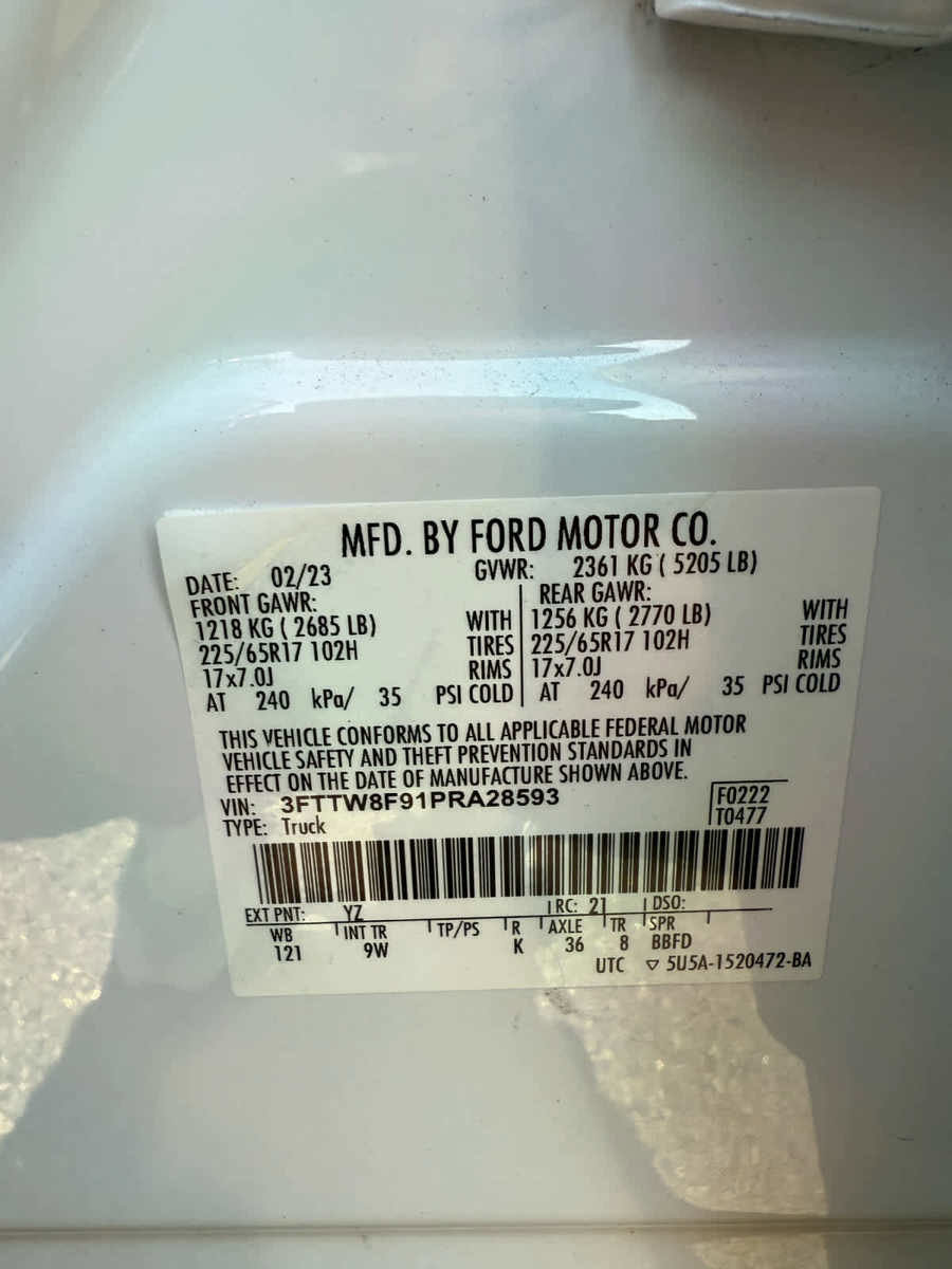 Used 2023 Ford Maverick XL w/ Equipment Group 100A Standard image 33