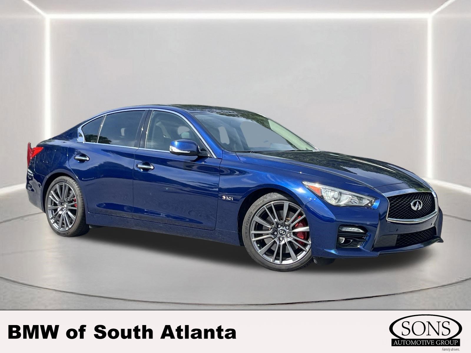 Used 2017 INFINITI Q50 Red Sport 400 RWD image 1