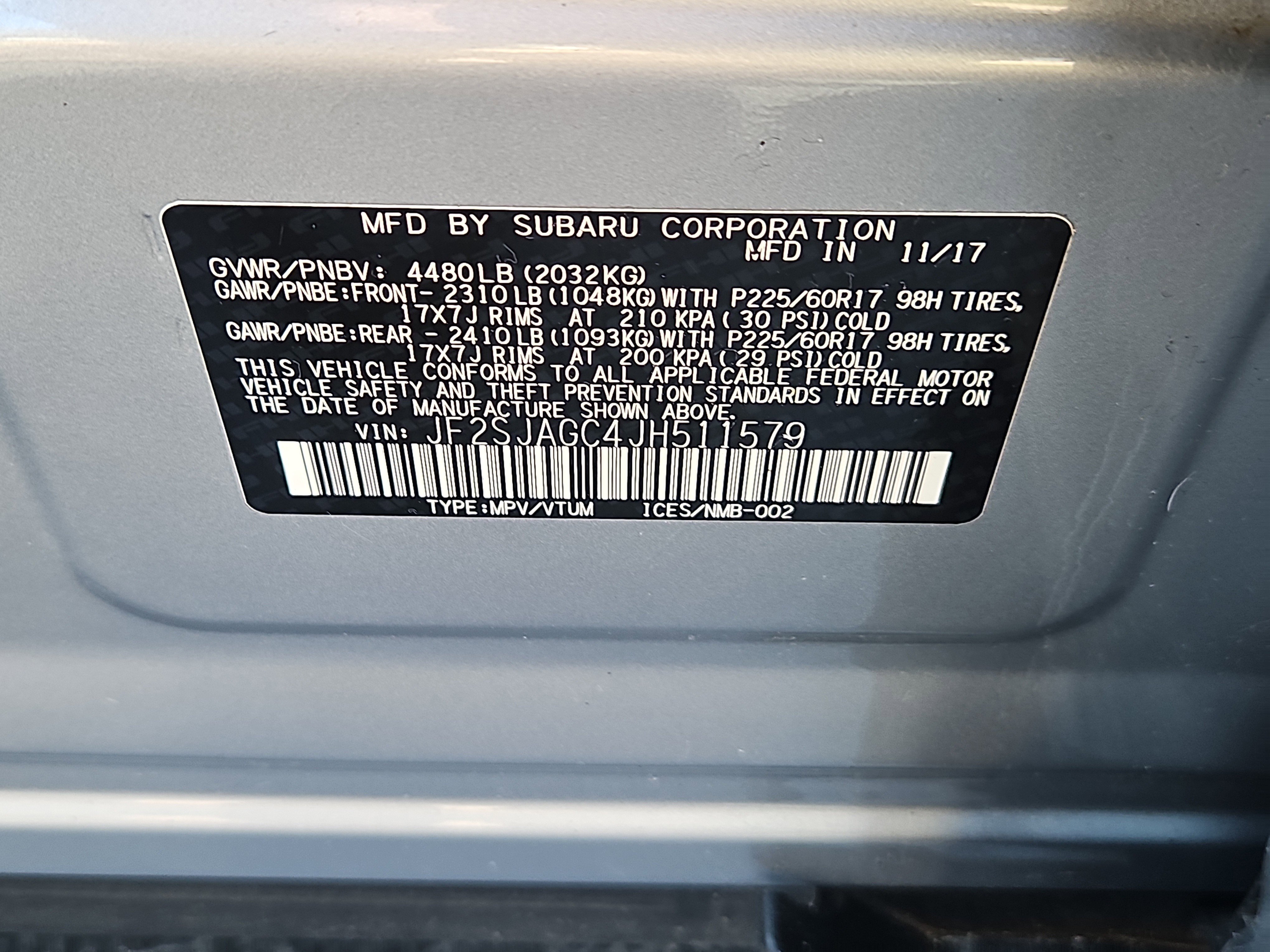 Used 2018 Subaru Forester 2.5i Premium image 7