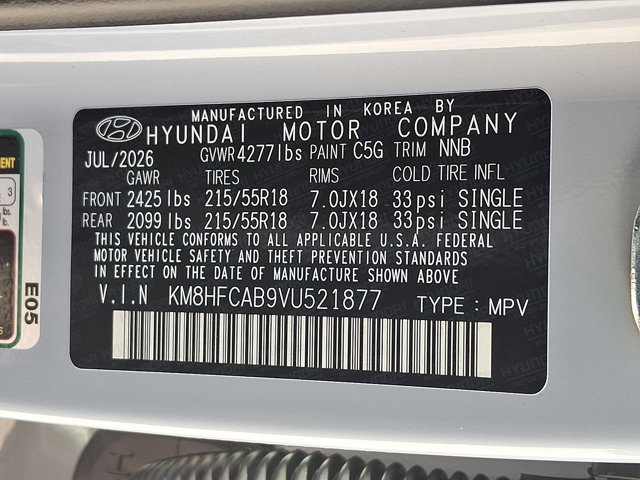 New 2027 Hyundai Kona SEL Sport AWD/4WD image 20