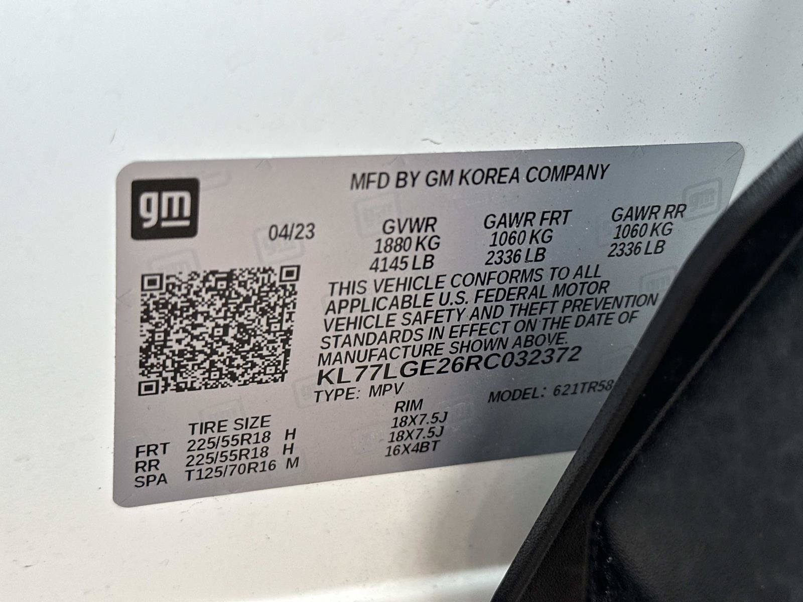 Certified 2024 Chevrolet Trax RS w/ Driver Confidence Package FWD image 17