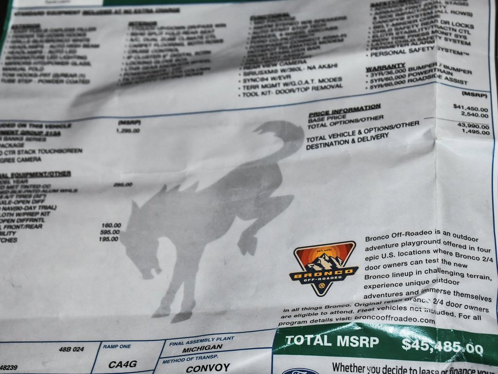 Used 2021 Ford Bronco Outer Banks image 58