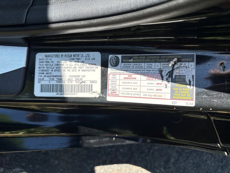 Used 2010 Nissan 370Z Touring w/ Sport Pkg RWD image 36