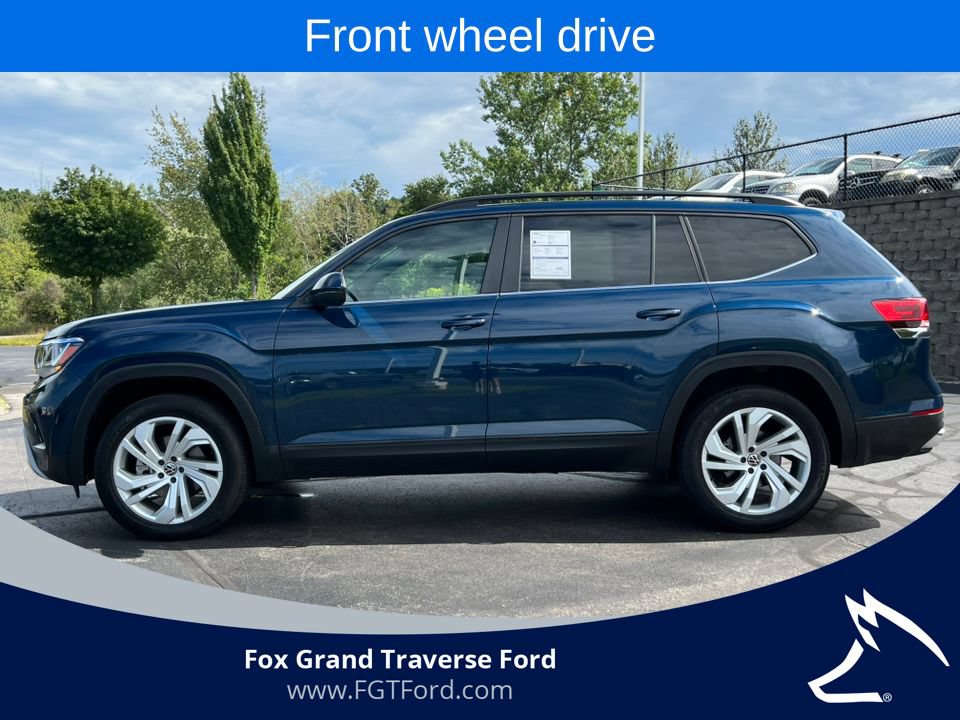 Used 2021 Volkswagen Atlas SE w/ Panoramic Sunroof Package FWD image 38