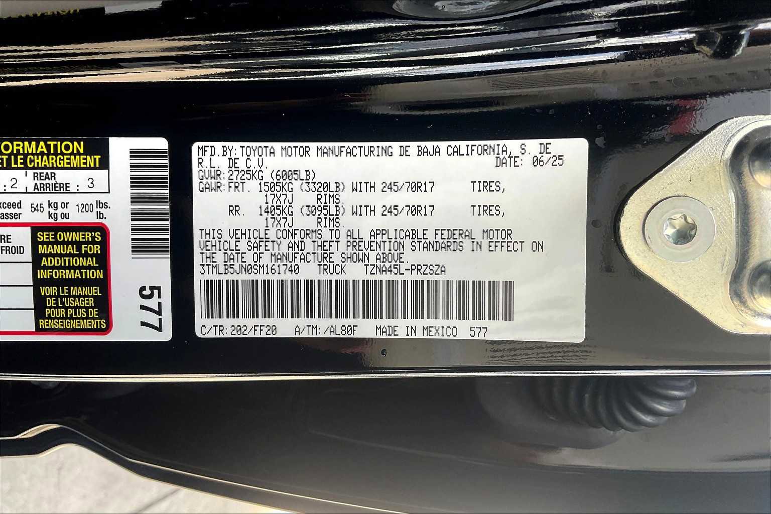 Used 2025 Toyota Tacoma SR5 image 35