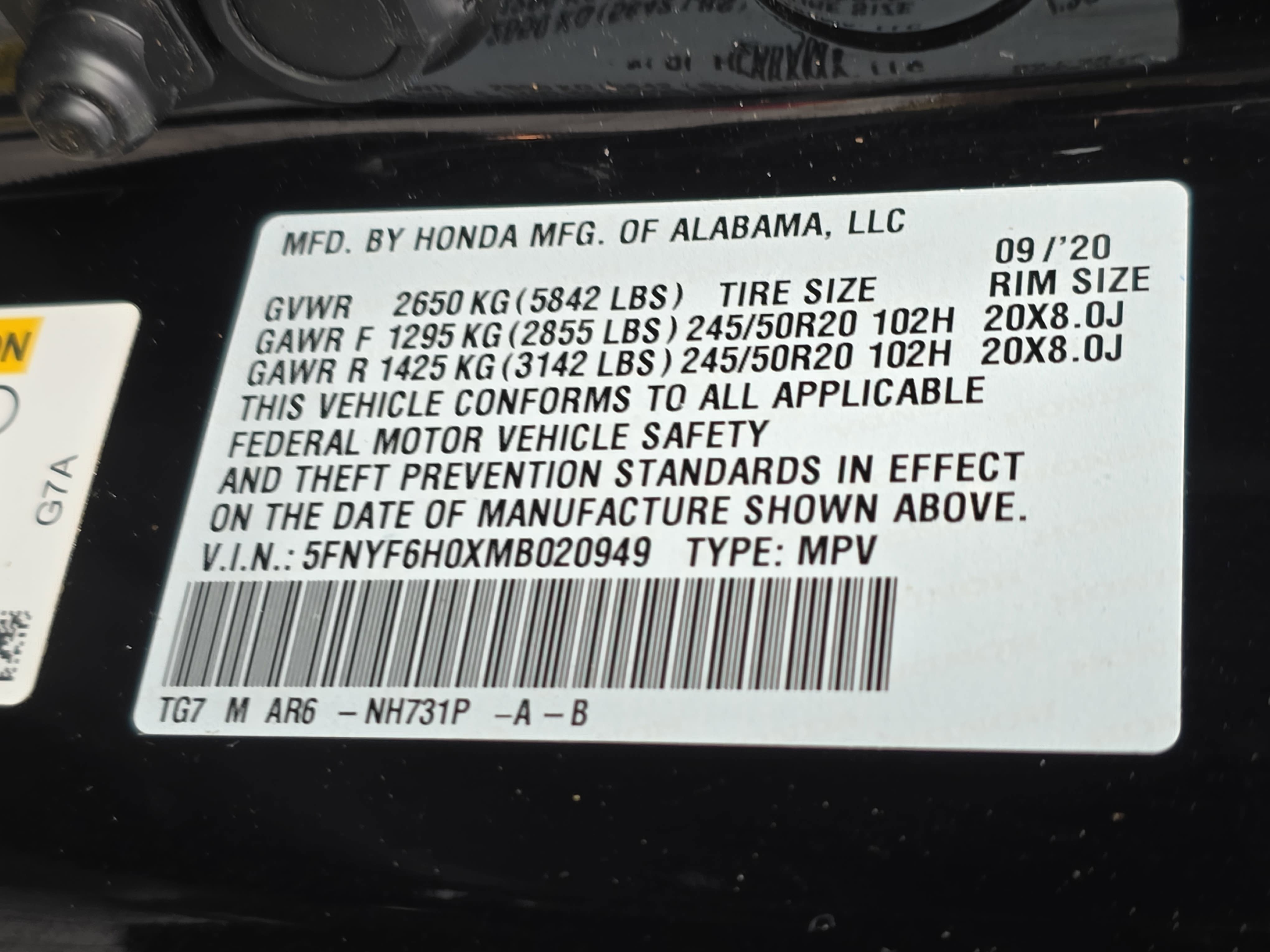 Used 2021 Honda Pilot Elite image 35