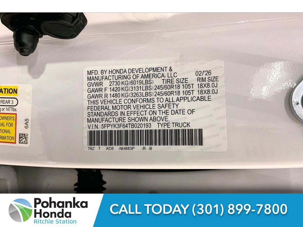 New 2026 Honda Ridgeline TrailSport image 21