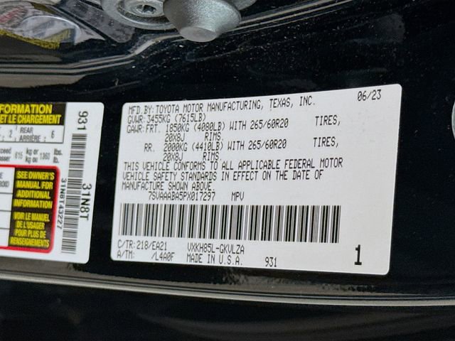 Used 2023 Toyota Sequoia Limited image 34