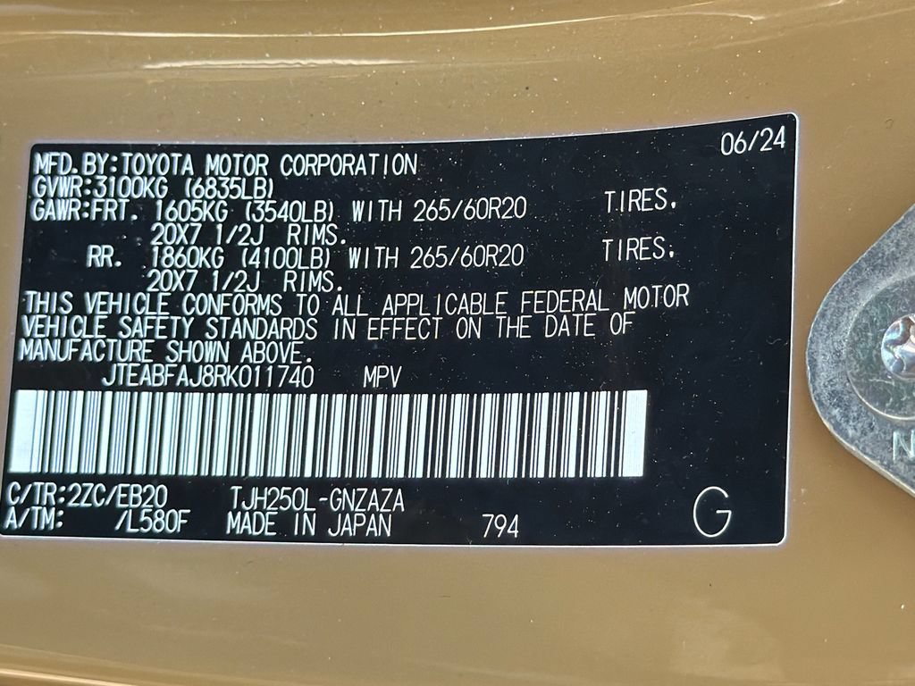 Used 2024 Toyota Land Cruiser AWD/4WD image 36