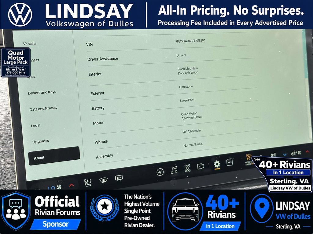 Used 2023 Rivian R1S Adventure AWD/4WD image 27