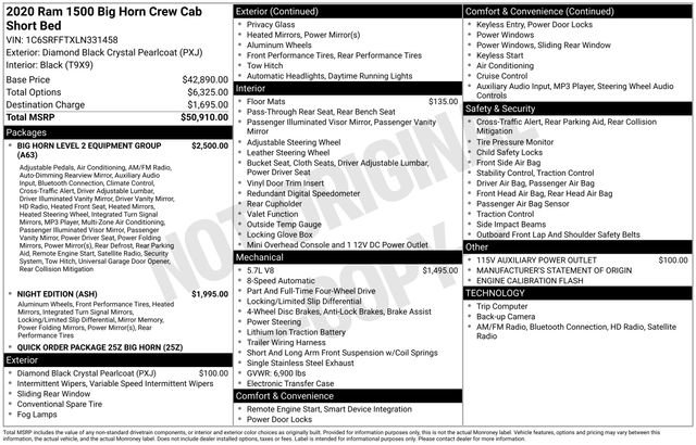 Used 2020 RAM 1500 Big Horn image 2