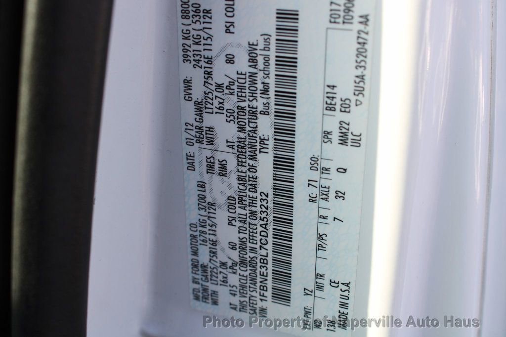 Used 2012 Ford E-350 and Econoline 350 XL w/ PWR Windows & Locks Group image 24