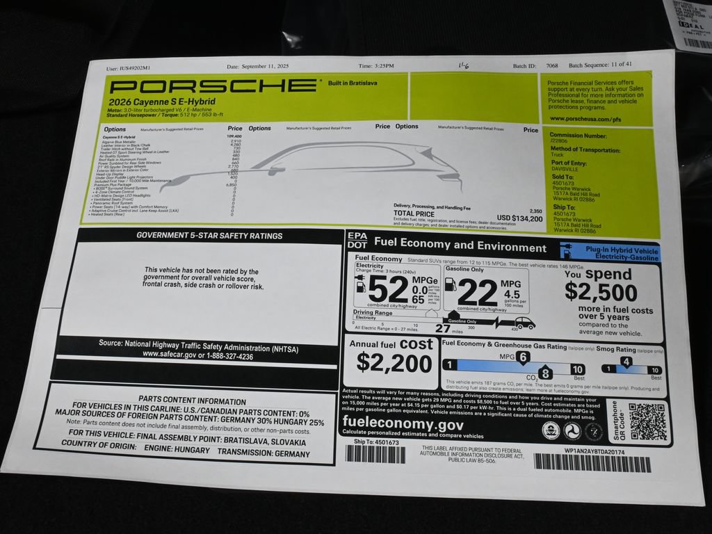 Used 2026 Porsche Cayenne S AWD/4WD image 43