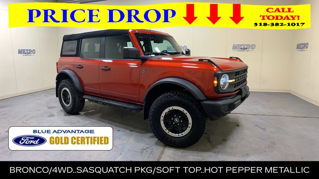 Certified 2023 Ford Bronco 4-Door w/ Sasquatch Package