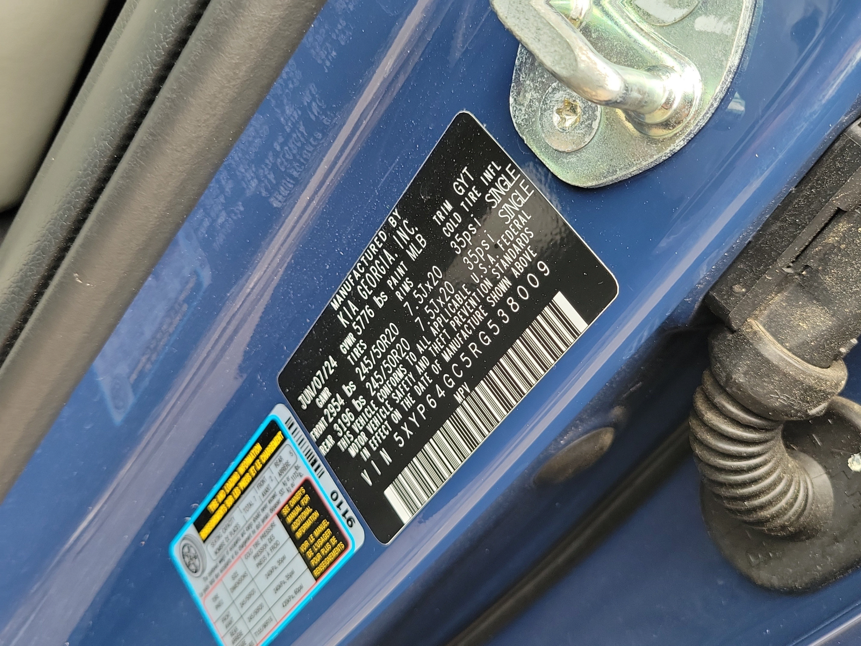 Used 2024 Kia Telluride S w/ S Sunroof Package FWD image 33