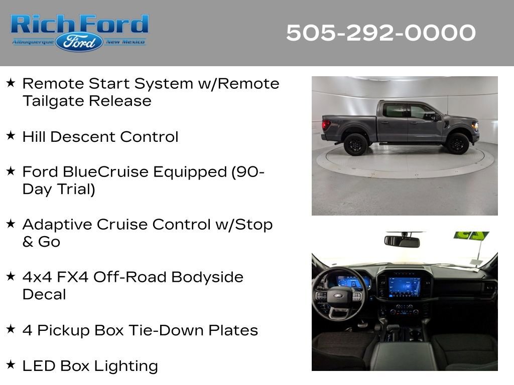 Certified 2024 Ford F150 XLT w/ Equipment Group 302A MID image 33