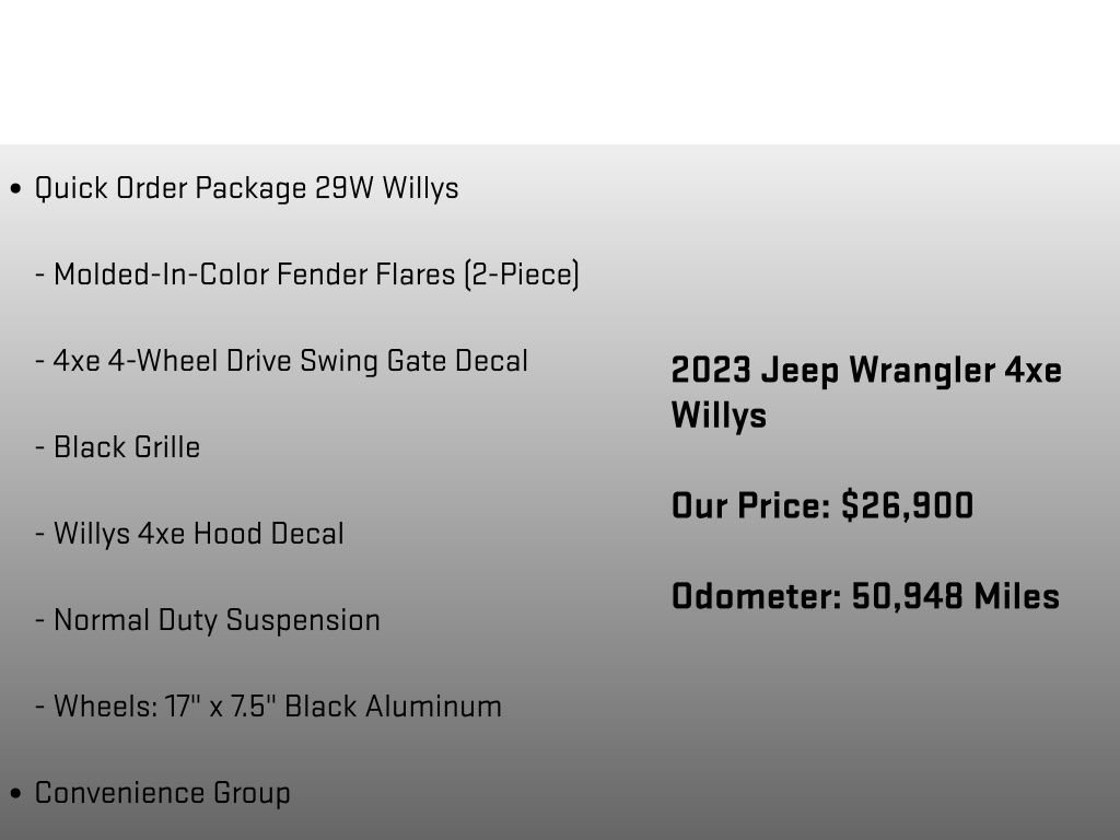 Used 2023 Jeep Wrangler Unlimited w/ Cold Weather Group image 12