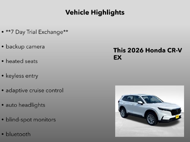 New 2026 Honda CR-V EX image 5