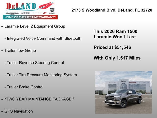 New 2026 RAM 1500 Laramie AWD/4WD image 18
