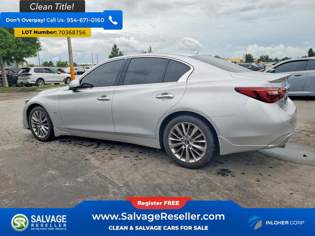 Used 2019 INFINITI Q50 Luxe w/ Essential Package (3.0T Luxe) AWD/4WD image 3