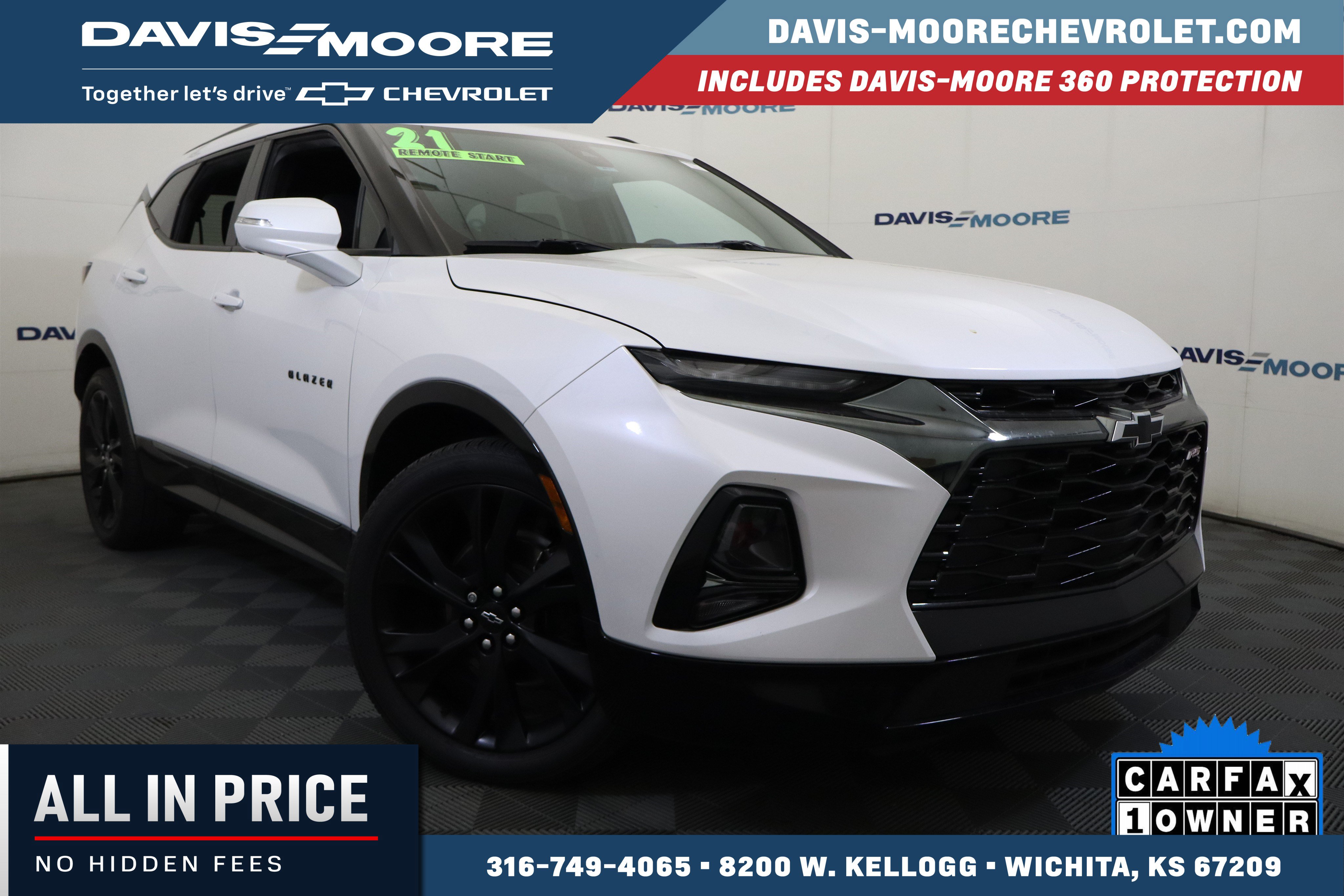 Used 2021 Chevrolet Blazer RS w/ Enhanced Convenience Package