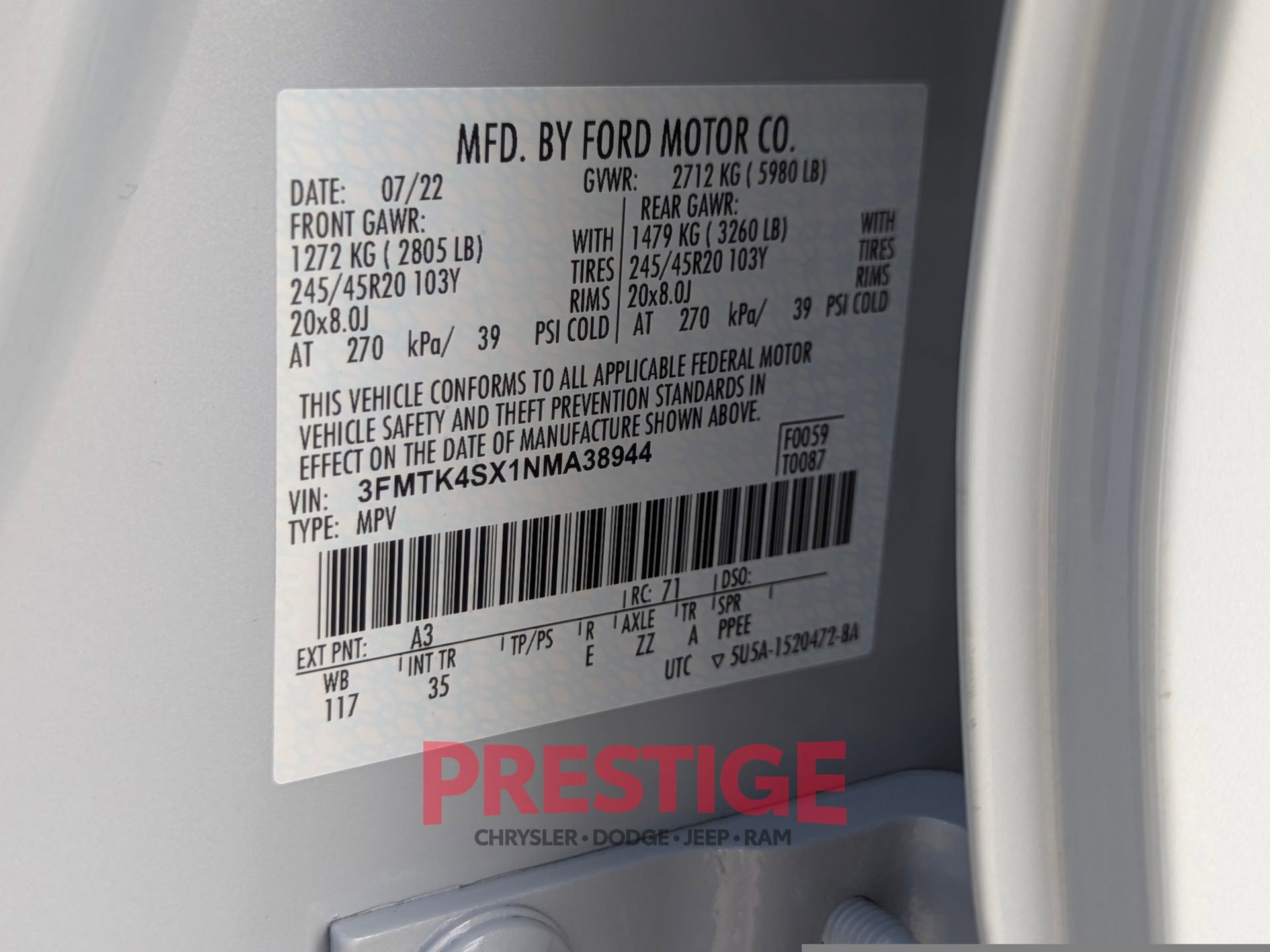 Used 2022 Ford Mustang Mach-E GT w/ GT Performance Edition AWD/4WD image 35