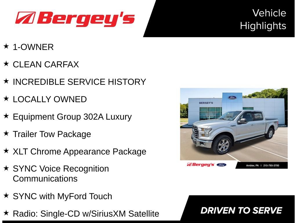 Used 2015 Ford F150 XLT w/ Equipment Group 302A Luxury AWD/4WD image 5