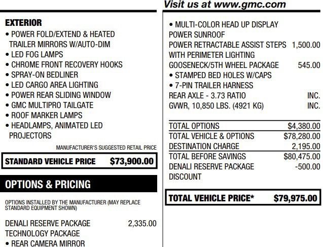 Used 2025 GMC Sierra 2500 Denali w/ Denali Reserve Package AWD/4WD image 2