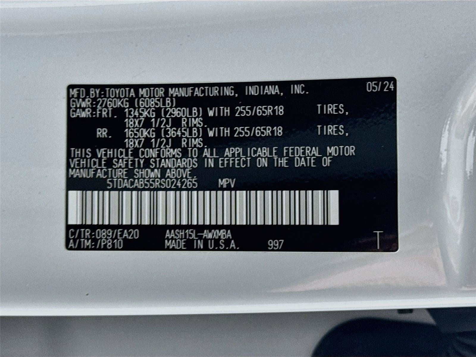 Used 2024 Toyota Grand Highlander AWD Hybrid image 33