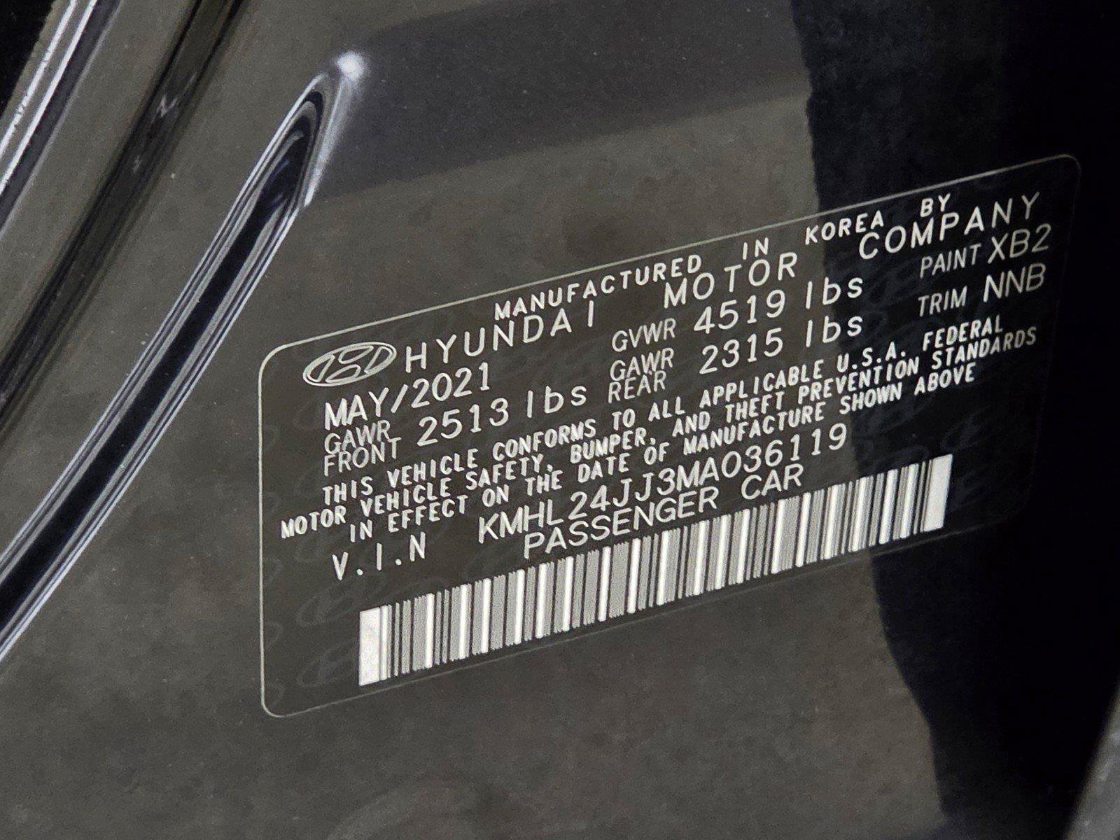 Used 2021 Hyundai Sonata Blue FWD image 35