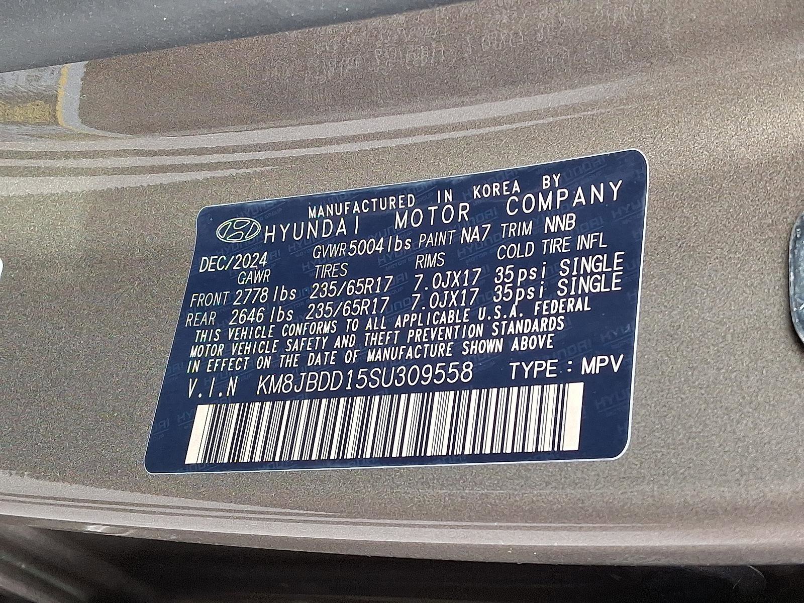 New 2025 Hyundai Tucson Blue image 17