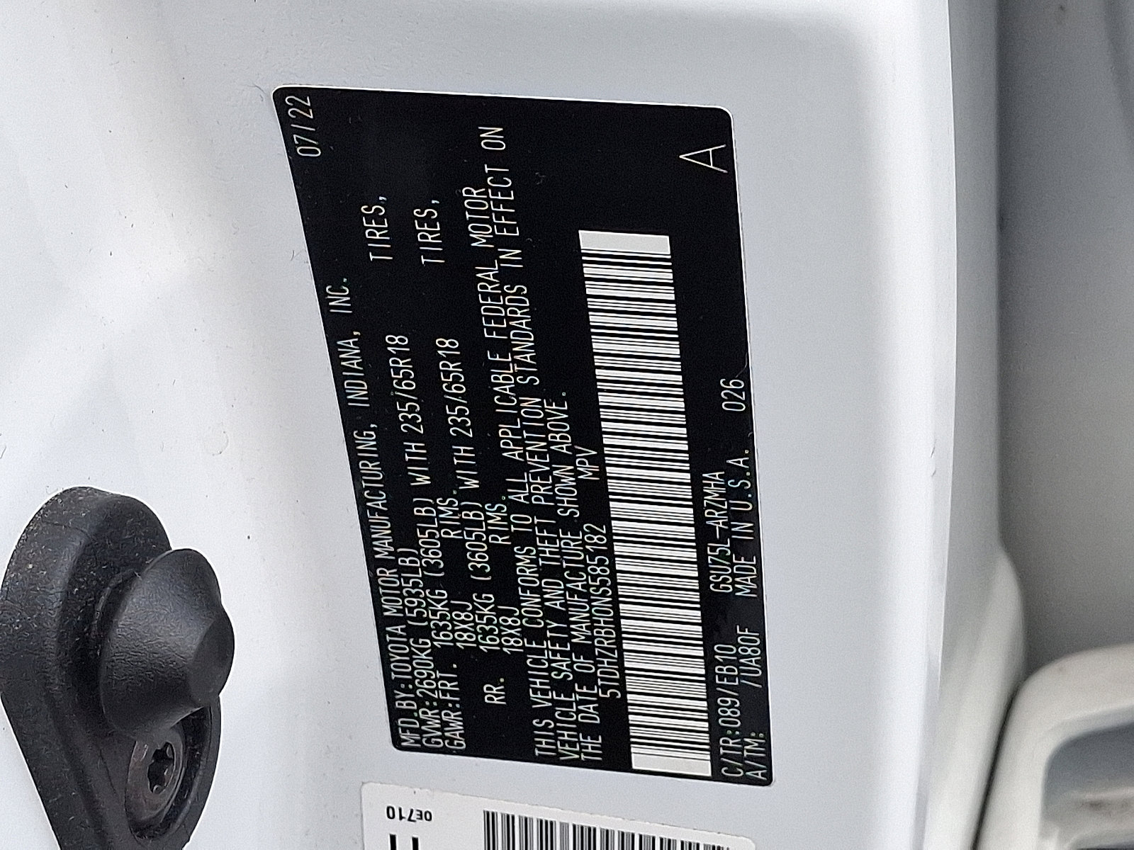 Used 2022 Toyota Highlander XLE image 27