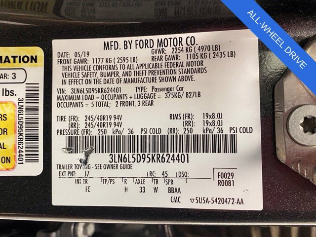 Used 2019 Lincoln MKZ Reserve w/ Reserve Plus Package AWD/4WD image 39