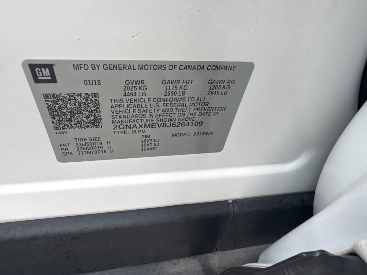 Used 2018 Chevrolet Equinox Premier FWD image 17