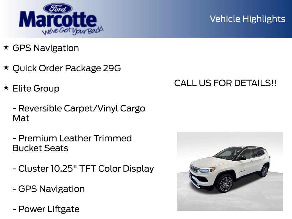 Used 2023 Jeep Compass Limited w/ Elite Group AWD/4WD image 9