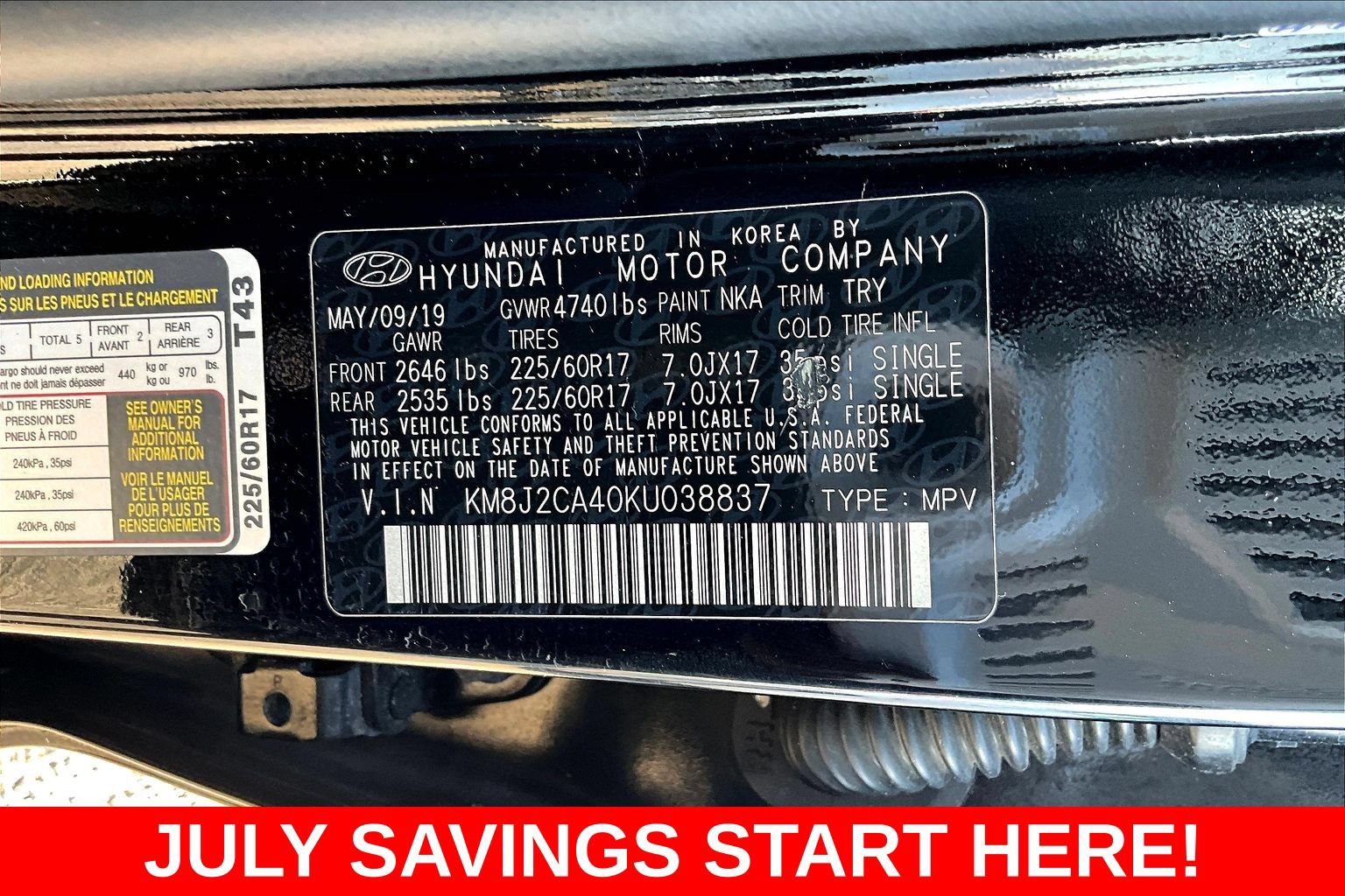 Used 2019 Hyundai Tucson SE AWD/4WD image 18